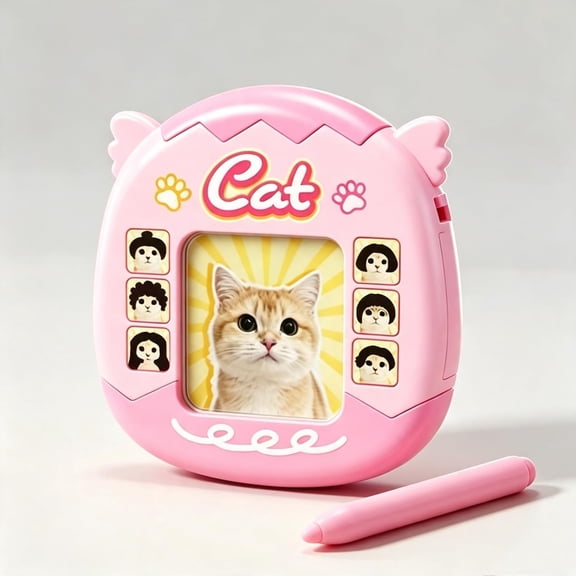 2-in-1 Cat Magnetic Drawing Board - DIY Hair Styling Toy