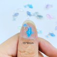thumbnail image 4 of 100 piezas nuevas y lindas mini figuras de resina de peces dorados de colores kawaii, artesanías, adornos de cabujón con parte posterior plana, fabricación de joyas, accesorios para el cabello K38, 4 of 5