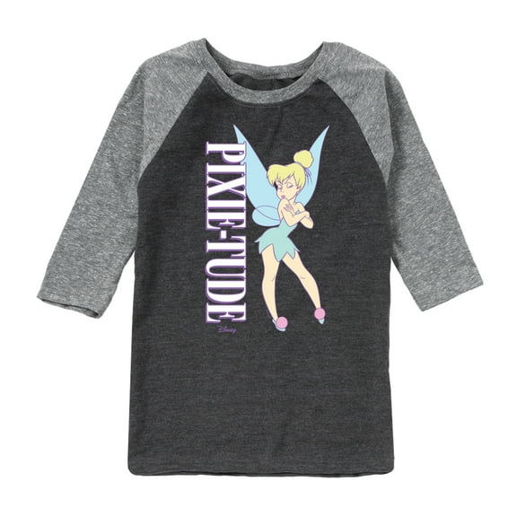 Tinker Bell - Pixie - Toddler And Youth Raglan Graphic T-Shirt