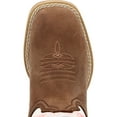 thumbnail image 6 of Durango® Lil' Rebel Pro™ Big Kid's Trail Brown and White Western Boot, 6 of 7