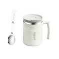thumbnail image 2 of MERILER Multifunctional Insulated Coffee Mug with Lid, Spoon, and Handle - Double-Layer Stainless Steel for Office, Travel, and Home Use, 2 of 7