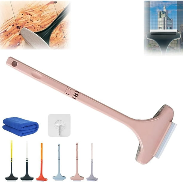 Cepillo de limpieza extensible Realisticm 2 en 1 rosa