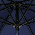 thumbnail image 6 of Bluewave Mirage Ii 9-Ft Octagonal Auto-Tilt Market Navy Blue Umbrella, 6 of 8