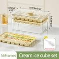 thumbnail image 3 of sruoe Ice Cube Trays, Ice Cube Trays for Freezer, Ice Cube Tray with Lid, 28 Pcs Ice Cube, Plastic, Square Ice Lattice, Household Ice Making, 3 of 7