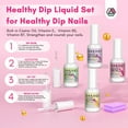 thumbnail image 3 of Saviland 30 Colors Keratin Dip Powder Nails Kit with Drill - Dipp Powder Liquids Set with Base and Top Coat Activator Brush Saver, Cuticle Oil, 3 of 8