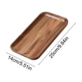 thumbnail image 2 of Solid Wood Rectangular Serving Tray for Tea, Snacks, and Decor – Elegant Multi-Purpose Organizer for Living Room, Kitchen, and Entryway, 2 of 5