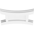 thumbnail image 2 of 10"W x 6 5/8"H x 2"C x 1"P Haven Architectural Grade PVC Contemporary Ceiling Medallion, 2 of 11