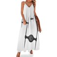 thumbnail image 1 of Vestido sin mangas Tie Fighters vestidos de verano para mujer 2024 vestidos con mangas largas, 1 of 7