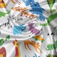 thumbnail image 5 of Ambesonne Animal Window Valance, Zoo Cartoon Image, 54" X 18", Multicolor, 5 of 5