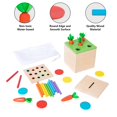 thumbnail image 4 of Montessori Toys YunHe XinQiao durante 1 a 3 años con cosecha de zanahorias, 4 of 6