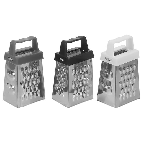 Homoyoyo 3-Piece Stainless Steel Multipurpose Grater Set for Cheese, Vegetables, Fruits and More Kitchen Tools
