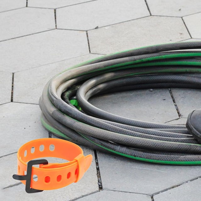 Correa de para cables, correas de seguridad de goma, cuerda elástica para atar, lazos elásticos para ciclismo, Camping, tienda al aire libre , Naranja 30cm shamjiam cuerdas de bungee