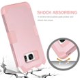 thumbnail image 2 of Case for Galaxy S7, Heavy Duty Rugged Slim Shockproof Drop Protection 3 in 1 Hybrid Hard PC Impact Resistant Soft Rubber Bumper Protective Phone Cover Case for Samsung Galaxy S7, Rose Gold, 2 of 8