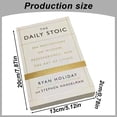 thumbnail image 3 of Gift Idea The Daily Stoic: 366 Days Of Wisdom Perseverance And Life Lessons For Modern Living 1 book The Daily Stoic (paperback) Present Holiday Gift Birthday Gift Collectible Makeup Organizers, 3 of 6