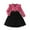 Hot Pink, variant on Girls Dresses Kids Knitted Long Sleeve Autumn Solid Color Jumper Sweater A-Line Dress Winter Casual Clothes for Girl Black 4-5 Years