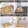 thumbnail image 5 of Honeii Pumpkin Corn Daisy Pattern Door Mat, Welcome Door Mats Outdoor Indoor, Stain and Fade Resistant, Non-Slip Entry Matfor Bedroom, Bathroom, Kitchen, 5 of 7