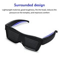 thumbnail image 2 of LNKOO Dynamic LED Glowing Glasses with Bluetooth for Parties Festivals Flashing Display DIY Text Messages Animation Control by APP Gift for Women Men(Text, Graffiti, Animation, Music Rhythm), 2 of 8