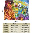 thumbnail image 3 of Geometry Anime Dash Blanket Throw Blankets Ultra Soft Flannel Lightweight Throws for Couch, Bed,All Seasons Use 80"x60", 3 of 7