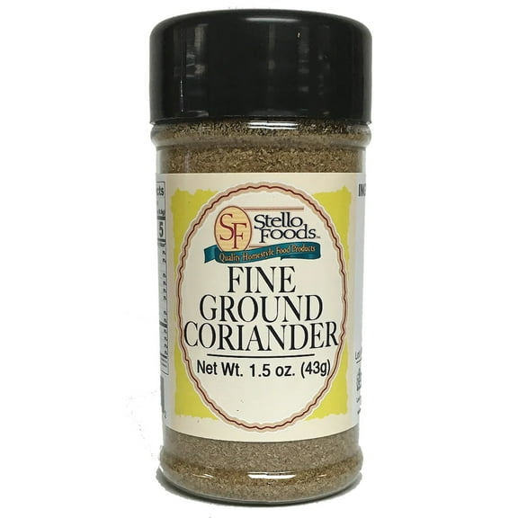 Stello Foods Spices - Coriander - Fine Ground 1.5 oz