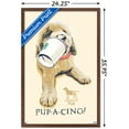 thumbnail image 3 of Jim Baldwin - Pup-a-cino Wall Poster, 22.375" x 34" Framed, 3 of 5