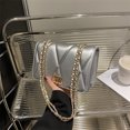 thumbnail image 3 of Bolso Hombro para Mujer Cuadrado Con Solapa PU Correa Cadena Salidas Y Citas, 3 of 7