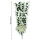 thumbnail image 2 of Vid de flores artificiales Jumpingount violeta artificial 90cm color blanco crema, 2 of 6