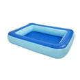 thumbnail image 3 of Almencla Inflatable Pool Blow up Reusable Easy to Clean Rectangular Kiddie Pool for Party 60cm, 3 of 7
