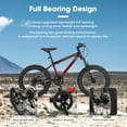 thumbnail image 7 of Aukfa 20" Kids Mountain Bike,7 Speed Teenager Children Kids' Bicycles,Red, 7 of 7