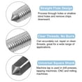 thumbnail image 3 of Unique Bargains 3 Pieces Metric Tap and Die Set M5 x 0.8 Thread Tap & Round Die Threading Repair Tools, 3 of 6