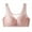 ZC-Pink, variant on XFLWAM Women's Lace Mesh Wireless Bra Comfort Full Coverage Wirefree Bra Casual Breathable No Underwire Bralettes Underwear Bras