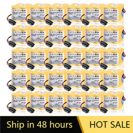 US STOCK 30PCS BR-2/3AGCT4A BR2/3AG BR2/3AGCT4A 4400mah Battery for FANUC A98L-0031-0025