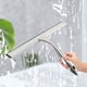 thumbnail image 1 of Escobilla de ducha con 2 ganchos adhesivos, raspador de pared para puerta de cristal de ducha, 1 of 8
