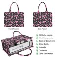 thumbnail image 2 of Large Capacity Tote Bag,Pink Breast Cancer Handbag Fashion Luxury Tote Bag,15.7"x13"x 5.1" Inches,Laptop Compatible, 2 of 6