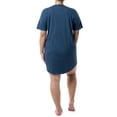 thumbnail image 3 of Wrangler Women's Short Sleeve V-Neck Sleepshirt, S-4X, 3 of 8