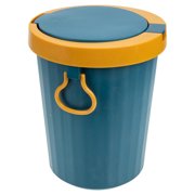 TEHAUX Plastic Garbage Container Set - Space Saving Kitchen Trash Bin Organizer