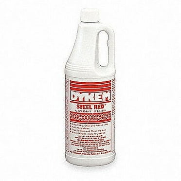 Dykem 80696 Steel Red Layout Fluid 930 mL Bottle