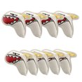 thumbnail image 1 of Naiovety Paquete de 9 fundas de hierro para palos de Golf, fundas impermeables para cabeza de madera, juego de mangas protectoras, Protector Golf Blanco, 1 of 6