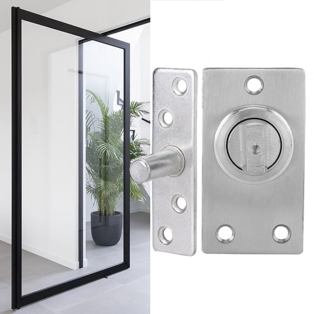 Eje giratorio de 180 grados, bisagra de puerta giratoria de aluminio fundido de acero inoxidable, eje de puerta giratoria, materiales de la mejor calidad