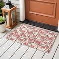 thumbnail image 4 of Farm Animals Cheek Front Door Rugs 2x3 ft Cute Cartoon Funny Pig Face Graffiti Small Rug for Entryway Non Slip Washable Bathroom Door Mat Absorbent Floor Mat for Indoor Entrance, 4 of 9