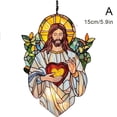 thumbnail image 5 of HAVELOR Acrylic Sun Catcher, 5.9 x 7.87 in, Reflects Brilliant Colorful Light, Perfect for Decorating Windows and Porches(White,20cm), 5 of 7