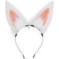 thumbnail image 2 of Here's a polished and engaging product description based on your input:\n\n \n\n**Fluffy Bunny Ears Headband for Women – Cute Cosplay Ear Hair Accessory, 2 of 5