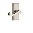 thumbnail image 2 of Grandeur Carnew_Sd_Na_Rh Carre Solid Brass Rose Right Handed Single Dummy Door Lever -, 2 of 6