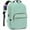 Mint Green, variant on Laptop Backpack for Women, 15.6" Quilted Travel Backpack with Anti-Thief Pocket, Teacher Backpack Book Bag Nurse Bag Purse with USB-Coffee Brown