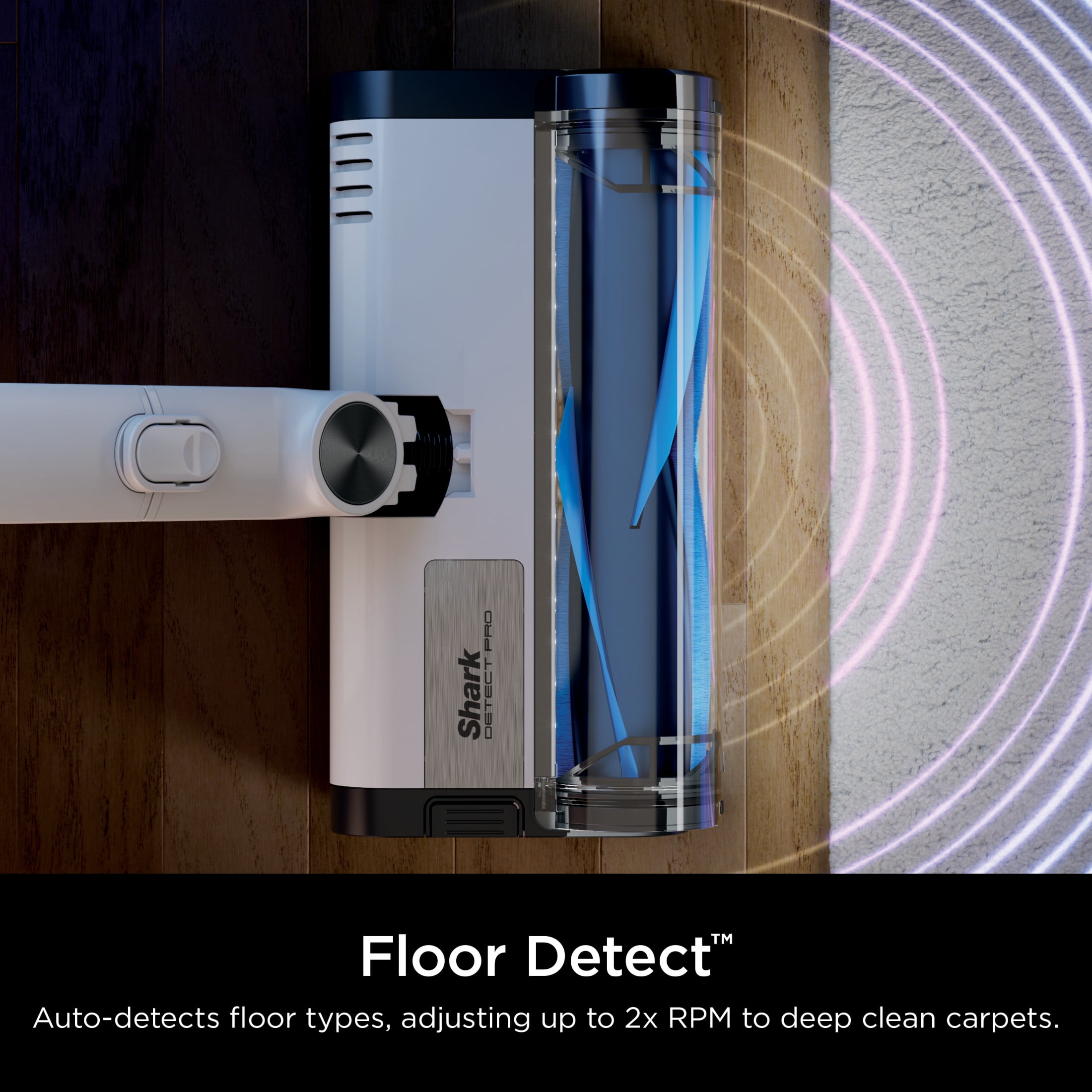 Shark Detect Pro Clean & Empty Cordless Stick Vacuum, Carpet and Hardfloors, Auto Empty Base, DirtDetect Technology, 40-Min Run Time, IW3120 White