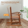 thumbnail image 4 of Ktaxon Wooden Child's Rocking Chair,Hardwood Rocker,Small Wooden Rocker with High Backrest for Kids Ages 3-6,for Patio Porch Outdoor & Indoor,Living Room,Bedroom,Balconies(Teak), 4 of 9