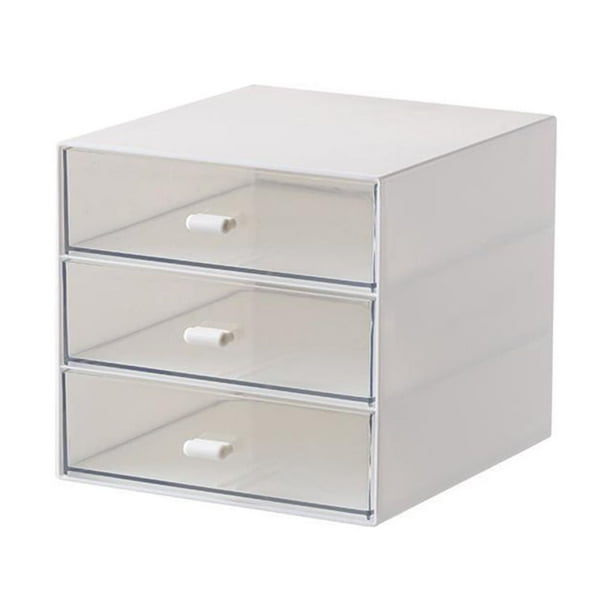 Bewildely Apropiado para cada escritorio - Caja de almacenamiento de escritorio con cajones Organizador de cajones de plástico de primera Type2 NO2