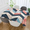 thumbnail image 2 of Yayeee Tablecloths 54" x 54" Rectangle Wrinkle Resistant Party Table Cover, Pink Geometric, 2 of 8