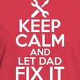 thumbnail image 3 of CafePress - Keep Calm And Let Dad Fix It T Shirt - Women's Traditional Fit Dark T-Shirt, 3 of 4