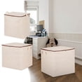thumbnail image 1 of MTBLYS Clothes Storage Box Home Closet Organizer Fabric Quilt Bag Oversized Capacity Double Zipper Closure Bedding Storage Travel Moving Use, 1 of 7