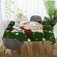 thumbnail image 6 of 60"x90" Santa Claus Tablecloth, Waterproof Washable Polyester Square Table Cover Durable Tablecloth for Kitchen Dining Table Party Decor, 6 of 7